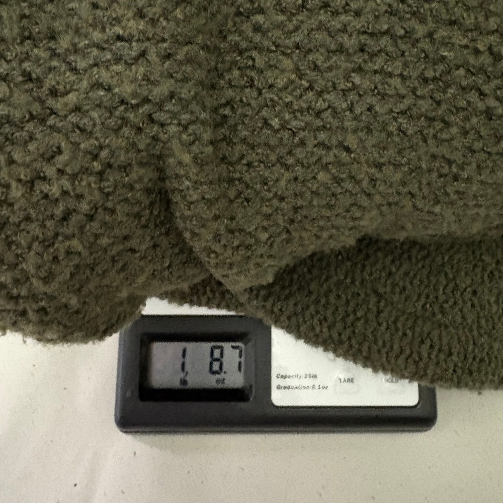 Coldwater Creek Olive Green Longline Cardigan Sweater Plus 1X Button Front Mossy - Picture 10 of 10